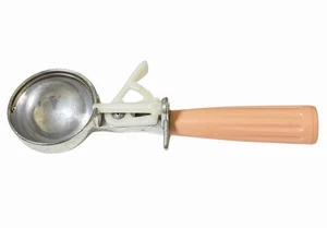 Ecko Rosa Pfirsich Griff Eisportionierer 50er Trigger Release 8,25" Taiwan Vintage - Bild 1 von 9