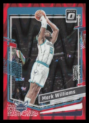 2023-24 Donruss Optic Red Seismic /130 #175 Mark Williams Charlotte Hornets - Image 1 of 2