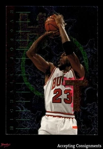 1995-96 Hoops Hot List #1 Michael Jordan BULLS - Picture 1 of 2