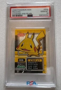 PSA 10 PIKACHU 2006 POKEMON KIDS DIAMOND & PEARL #006 Gem Mint - Picture 1 of 2