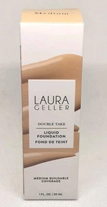 Neu im Karton Laura Geller Double Take flüssige Foundation # Medium - Bild 1 von 3