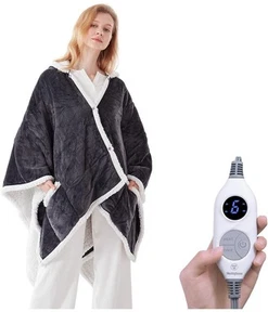 Westinghouse tragbare beheizte Decke, elektrisch beheizte Halstuch Poncho Schal - Bild 1 von 6