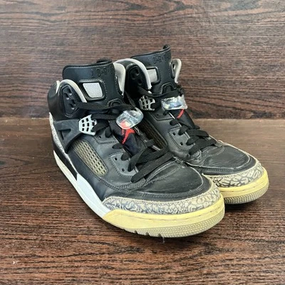 Zapatillas deportivas Air Jordan Spizike 315371-034 para hombre EE. UU. 12 negras cemento zapatos de baloncesto Foto 1 de 4