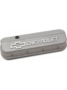 Proform Slant Edge Valve Covers For BBC Cast Gray Crinkle (141-872) - Picture 1 of 12