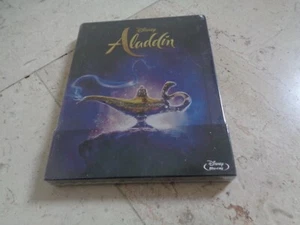 ALADDIN DISNEY DEBOSSED *NEW & SEALED* SteelBook Blu-ray WILL SMITH - Picture 1 of 10