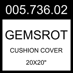 IKEA GEMSROT Cushion Cover Dark Beige/check 20x20" 005.736.02 - Picture 1 of 1