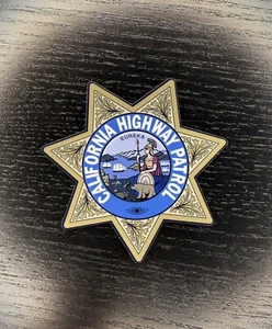 California Highway Patrol 3" Badge Sticker Aufkleber CHP CA Patch Supporter Patch - Bild 1 von 1