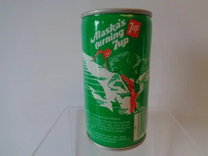 Alaska America's Turning 7up Soda Can Air Filled Crimped Steel Vintage 1979 - Picture 1 of 6