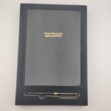 FIFA World Cup Qatar 2022 Premium Stationery Set (Notebook & Pen) Collectible