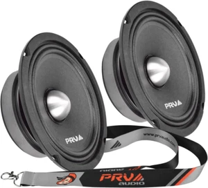2X 6MR250B-4 Slim Midrange 6.5" Shallow Bullet Speakers 250 Watts 4 Ohm, Slim... - Picture 1 of 1