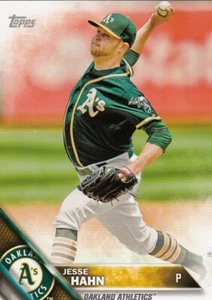 Lot of (10) 2016 Topps Mini JESSE HAHN Card LOT SP/1000 #229 Athletics - Picture 1 of 1