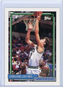 1993 Topps #334 Christian Laettner Rookie Card Minnesota Timberwolves - Picture 1 of 6