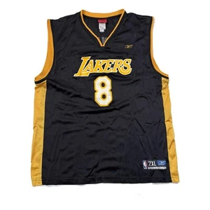 Reebok Kobe Bryant #8 Los Angeles Lakers Jersey Mens XXL Black Basketball NBA - Picture 1 of 9