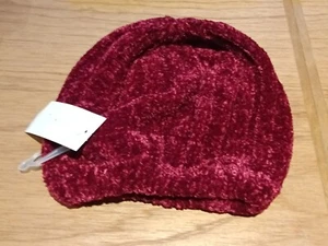 Charter Club Women's 2x2 Rib Winter Beret, Red, ONE SIZE - Picture 1 of 4