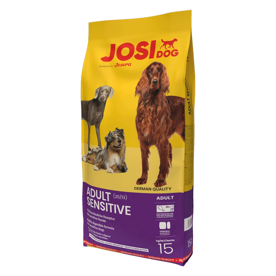 JOSERA JosiDog Adult Sensitive Trockenfutter für Hunde - 15kg