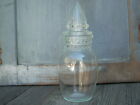 Antique Glass Drug Store Apothecary Candy Jar Pontil Scar - 9.5" tall