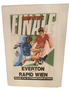 1985 ECWC FINAL - A4 PRINT - EVERTON V RAPID VIENNA - Picture 1 of 1