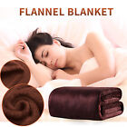Air Conditioning Pure Color Blanket Flannel Gift Blanket Plain Color Blanket