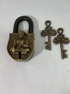Tara Kloster Tibetischer Tempel Vorhängeschloss Schloss und Schlüssel - Bild 1 von 5