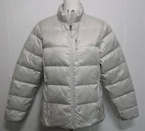 Eddie Bauer Womens Packable Down Lightweight Puffer Jacket, Silver, Sizes L & XL - Picture 1 of 15