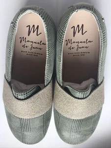 Manuela De Juan S3027 Louis Moss Scottish 12 USA 29 Spain Girls Flats - Picture 1 of 4