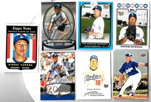 LOTE PREMIUM ROOKIE HIROKI KURODA: {7} ROOKIES, PLUS {19 } DIFERENTES CARTAS COMO NUEVAS - Imagen 1 de 3
