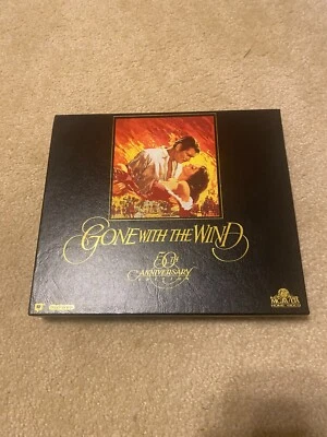 Gone With the Wind 50th Anniversary 1989 NEW & SEALED 2 VHS Box Set - Image 1 of 3