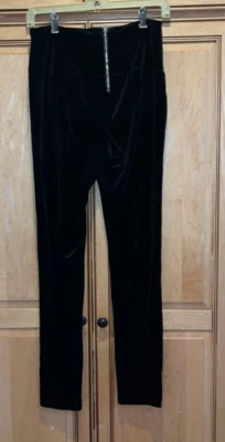 Calça social Bebe de veludo preto, média - Imagem 1 de 3