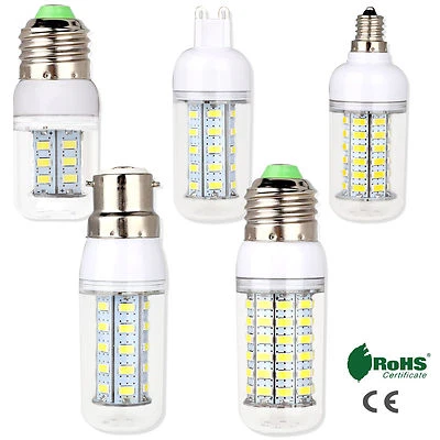 5W 7W 9W 12W 15W LED Corn Light Lamp E27 E14 E12 B22 G9 GU10 SMD Bulb 110V 220V - Image 1 of 4