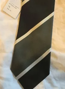 ERMENEGILDO ZEGNA TIE MENS 100% SILK HAND MADE IN ITALY - Picture 1 of 5