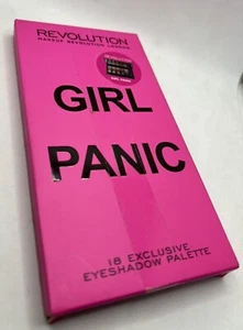 Brand New & Boxed REVOLUTION Girl Panic Eyeshadow Palette- 18 Exclusive Shades - Picture 1 of 5