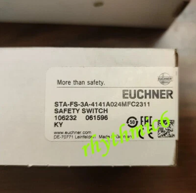 全新 EUCHNER STA-FS-3A-4141A024MFC2311 安全门锁 联邦快递或 DHL — 第 1/3 张图片