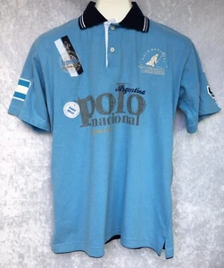 Las Santas Del Sud Argentina Nacional Polo Shirt Trikot Abierto Argentino Small - Bild 1 von 12
