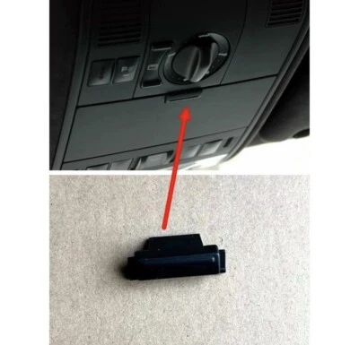 Cubierta de botón de interruptor de caja de gafas de sol central delantera para Porsche Cayenne 2003-2010 Foto 1 de 4