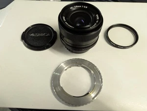 Yashica ML 28mm 2.8 Lens Yashica / Contax Mount Lens with Hoya filter and more - Picture 1 of 6