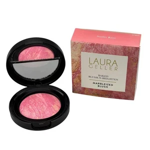 Laura Geller Baked Blush-n-Brighten Marbleized Blush, Sunlit Rose .16oz - Picture 1 of 1