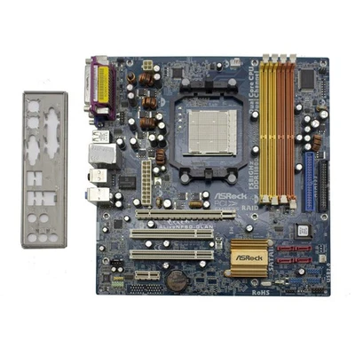 Scheda Madre Asrock Am2 Am2+ Am3 Micro-atx Matx 4 X Ddr2 Lpt Db25 Ricondizionato - Immagine 1 di 4