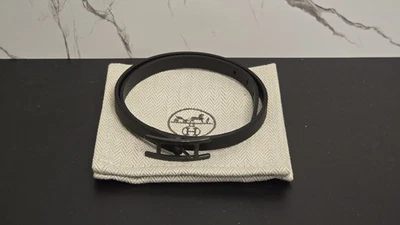 Hermes Behapi SO 黑色双人旅行手链,全新,罕见,One-of-a-Kind!! T5 — 第 1/4 张图片