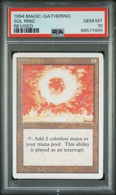 1994 MAGIC THE GATHERING SOL RING REVISED PSA 10 - Image 1 of 2