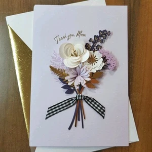 MOTHER'S DAY for MOM Greeting Card *SIGNATURE* Hallmark LOVE Necklace - Bild 1 von 6