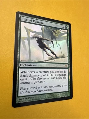 MTG - Rite of Passage - FOIL - Fifth Dawn - NM/MT - Brandy New! - Image 1 of 2