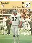 1977-79 Sportscaster Card, #55.01 Football, Dave Casper, Raiders