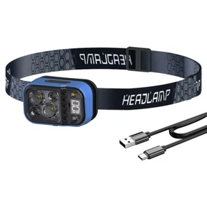 990000LM Super Bright LED Headlamp Rechargeable Headlight Flashlight Head Torch - Picture 1 of 13