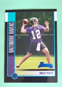 2002 Bowman Football Card #183 Wes Pate Rookies - Baltimore Ravens  - Picture 1 of 2
