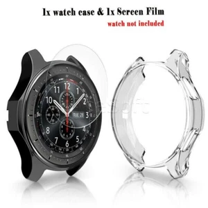 Hochwertige robuste Hülle Displayschutzfolie für Samsung Galaxy Watch 46 mm - Bild 1 von 1