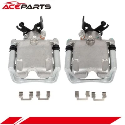 Rear Brake Calipers w/ Bracket Left & Right For 2014-2017 2018 Chevrolet Impala - Image 1 of 4