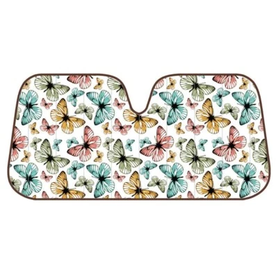 ⭐️⭐️⭐️⭐️⭐️ Butterfly Sunshade Fit Mitsubishi Windshield Sun Shade Universal Gift - Image 1 of 4