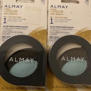 (2) Almay Intense I-Color Party Brights Powder Shadow New & Carded #135 - Hazels - Picture 1 of 3