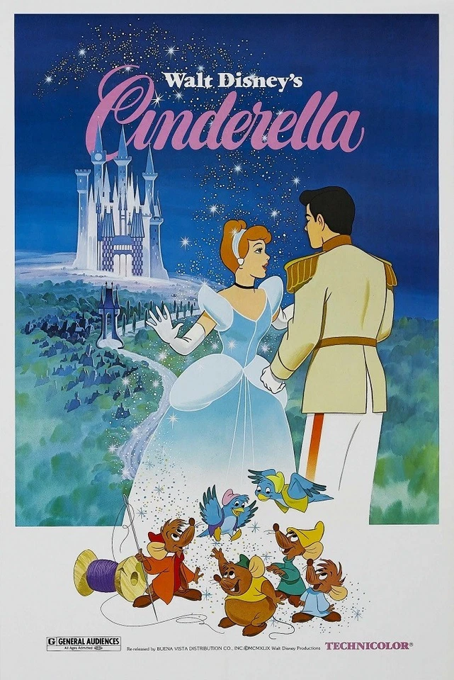 Walt Disney's Cinderella movie poster : 11 x 17 inches (a) Disney Princess