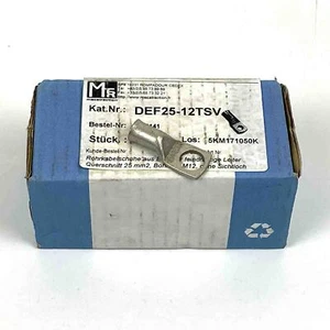 Capicorda per tubi 25 mm² M12 MECATRACTION DEF25-12TSV (VE 50 pz.) E-Cu, mai usato/confezione originale - Foto 1 di 2